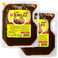 오뚜기 오쉐프 돈까스 소스 대용량, 2kg, 2개