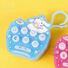 스토어-소유 휴대용게임장난감 산리오 푸시팝 미니게임 키링, 포차코