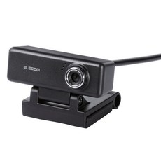 ELECOM WEB UCAM-C520FEBK HD 720p 1.5m 카메라 200만 화소 고화질 유리 렌즈 마이크