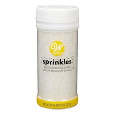 윌튼 화이트 스파클링 슈가 8온즈 Wilton White Sparkling Sugar 8, 1개, 227g