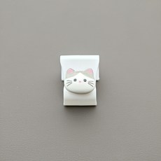 귀여운 고양이 장갑함 걸이 자동차 조수석 인테리어 걸이 차량용 수납 선반 수납 신기, 고양이 갈고리, 하나