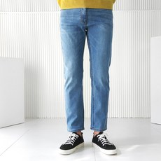 LONNIE J 男子四個季節錐形貼合牛仔褲日期日期貼合牛仔褲