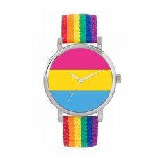Toff London 토프 런던 TLWS-70592 38mm 프라이드 팬섹슈얼 플래그 시계 640549