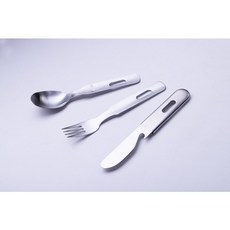 PYTGRACE 燕三條 日本製 刀叉勺 三合一 餐具組，輕巧便攜，日本製造，多功能餐具組, 1個