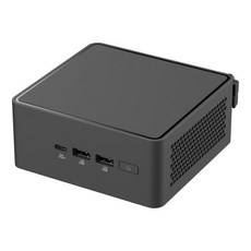 ASUS NUC 15 Pro Tall NUC15CRHU5 (Ultra5 225H) 32GB RAM + 512GB NVMe SSD 추가, NUC15CRHU5 U5 225H, Free DOS, 블랙