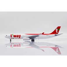 JC 金屬 1:400 T'Way Air A330-300 HL8500 LH4285 模型飛機, 1個