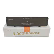[룸미러 블랙박스+GPS]파인뷰 LX7 POWER 2채널, 실외형+GPS, 64GB