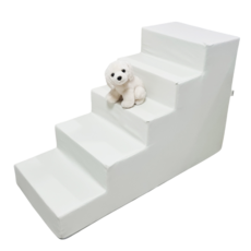 8DECO 강아지계단 5단 60cm 펫스텝 애견계단 그레이계단, play5 방수 아이보리, 1개