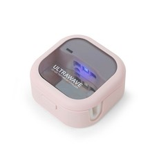 울트라웨이브 휴대용 칫솔살균기 TS-02, 핑크