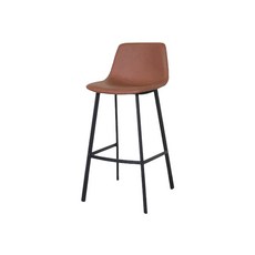 文昌家具 迪恩皮吧椅, 咖啡色, 1個