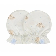 아가방 르블랑손싸개(BLUE)_01S065801 발랄한 곰패턴 손사개를 찿는분께 추천드려요