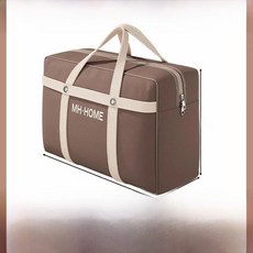 대용량 휴대용 면 이불 보관 가방 방습 학생 이사 포장 삼각형 모양, B. 특대형 【100X30X60】 사이즈 23kg 이불