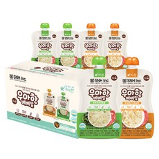 서울대 우아한 베베밀 소금무첨가 아기 이유식 한우미역3팩+한우불고기3팩 콜라보 6팩(케이스) 12개월부터, 6개, 100g