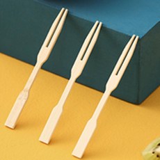 돈버맘 원목 포크 일회용과일포크