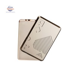 TRADER 迷你撲克牌軟彈槍，安全軟彈一鍵發射，親子互動解壓玩具, 鈦色, 1個