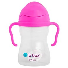 비박스 젤라또 컬러 손잡이 빨대컵, 핑크, 1개, 240ml