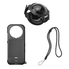 Insta360 X3 바디 실리콘 보호 케이스 렌즈 가드 커버 360 X 3 용 액세서리, 03 Bundle 3