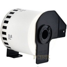 62mm連續貼紙 DK22205相容貼紙含支架，適用於多種標籤機，高品質材料確保列印清晰耐用，安裝簡便, 3個, DK22205