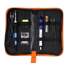 납땜 인두 키트 조절 온도 용접 도구 와이어, 1개, 1. US Plug
