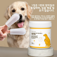 반려동물 치아 청소용 손가락 칫솔 강아지 치아 브러싱 고양이 구취 제거 구강 청소 물티슈 손가락 칫솔, 3개
