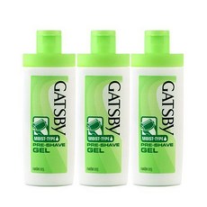 gatsby 프리 쉐이브 젤 140ml 3개, 1개