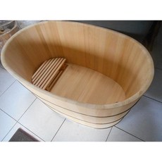 台灣檜木泡澡桶, 1個
