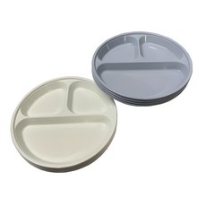 RARO 小號分隔盤 象牙白 4入 + 灰色 4入, 混合色, 1套