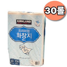 커클랜드 프리미엄 화장지 3겹 롤화장지 30롤, 40m, 30개입, 1개