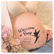 임신 사진 스티커 바디 페인트 타투 스티커 아기 남자 아이 여자 아이 라인아트 I7 심플 귀엽고 세련된 선물 출산 축하 마타니티 스티커 임산부 배 셀프 포토 임신 사진 스티커 붙이