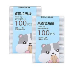 SHANGBIAI 桌面積圾袋 100入, 200個, 3L