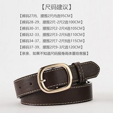 新款時尚女真皮皮帶 韓版百搭裝飾腰帶