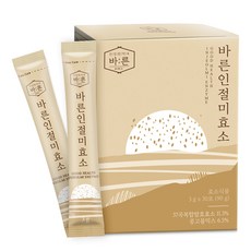 바른 인절미 효소 곡물 발효 효소식품, 1박스, 90g