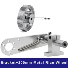 인코더 T 장착 브래킷 다기능 설치/고정/미끄럼 방지 계측기 휠, 01 T bracket 20mm, 02 200mm