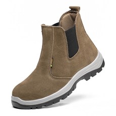 여름용 남성 하이탑 작업화 경량 통기성 좋은 강철 토캡 안전화 미끄럼 방지