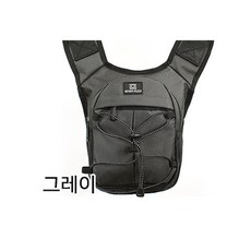 자전거 타는 사람들 활동편한 라이딩백 스템장착 자전거쌕 자전거용품 자전거앞가방, 1개, 그레이