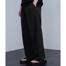 브랜드정품 드로우핏 DRAW FIT 패션플래닛X드로우핏 쿨링 릴렉스드 와이드 밴딩 팬츠 BLACK 280121