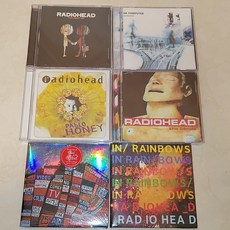 Radiohead 六張CD專輯打包 (OK Computer In Rainbows The Bends Pablo Honey Hail to the Thief 等) 經典曲目 音質佳 收藏佳, 如圖所示