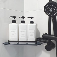 [스윗브릿지] 화이트 투명 욕실 디스펜서 호텔 샴푸통 리필 용기 2style, 1개, 화이트용기+샴푸라벨