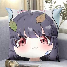 Q판 청록 아카이브 베개 이류포 주변 블랙 인형 작은 복숭아 베개 공자 일나 주변 플라나, ZE693 샤오자오 미유 베개