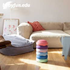 스테핑 스톤 밸런스 균형 세트 징검다리, 큰 꽃 분홍 보라 파랑 초록