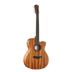 Veelah V1-OMMC 桃花心木 單板民謠木吉他，OM桶身設計，音色溫暖豐富，演奏手感舒適，適合各種音樂風格, 1個