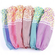 러블리 팔토시 작업용 토시 미술 청소 부엌 팔토시, 블루, 1개