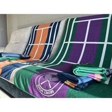 비밀공간 테니스 대형 스포츠 수건 빅사이즈 타올, 1개, 네이비