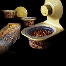 은비가 벽걸이식기 흡착식 파충류 밥그릇, 1구