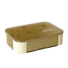 飯盒便當盒 分隔密封午餐盒 高顏值沙拉盒, 1個, 密封分格飯盒-透明綠