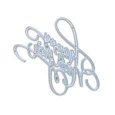 새해 복 많이 받으세요 금속 절단 다이 스텐실 스크랩북 DIY 앨범 스탬프 종이 카드 엠보싱 장식, 1개