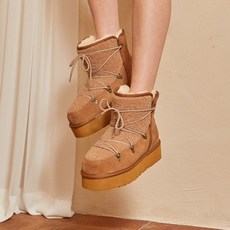 츄바스코 CHUBASCO ALMA WINTER STRAP BOOTS WAW2403 CHESTNUT 826282