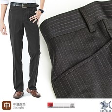 NST Jeans 391 羊毛隱條紋中腰西裝褲