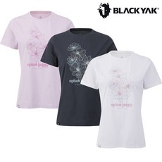 [블랙야크]25년SS 하절기 여성 빅 플라워 여성 플라워 반팔티 1BYRTMU919