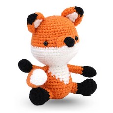 DIY 코바늘인형뜨기 손뜨개인형 패키지 올인원키트, 11 여우, 1세트